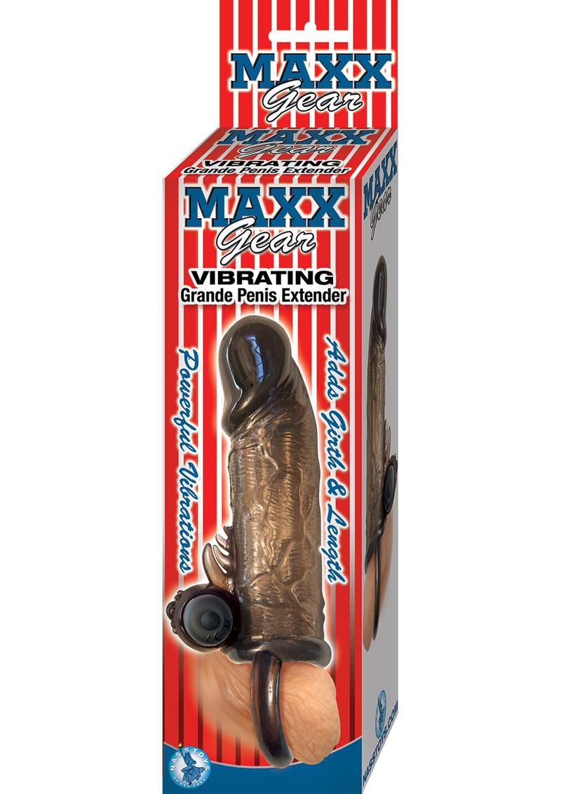 Maxx Gear Vibrating Grande Penis Extender Black