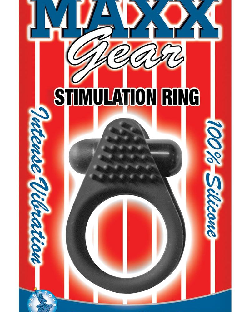Maxx Gear Stimulation Ring Silicone Waterproof Black