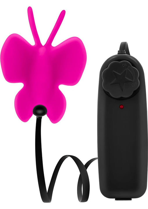 Luxe Butterfly Teaser - Bala de silicona resistente al agua, color fucsia