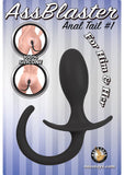 Ass Blaster Anal Tail 1 Silicone Waterproof Black