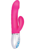 Vibrador de silicona recargable con efecto de calentamiento y punto G Sweet Heat, resistente al agua, color rosa