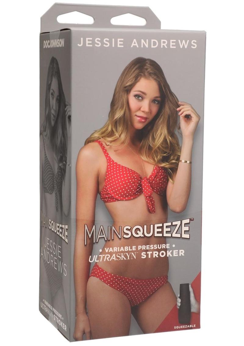 Main Squeeze Jessie Andrews UltraSkyn Stroker Black/Flesh