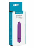 Minx Blossom Bullet Vibrator 10 Modes Waterproof Purple 3.7 Inch