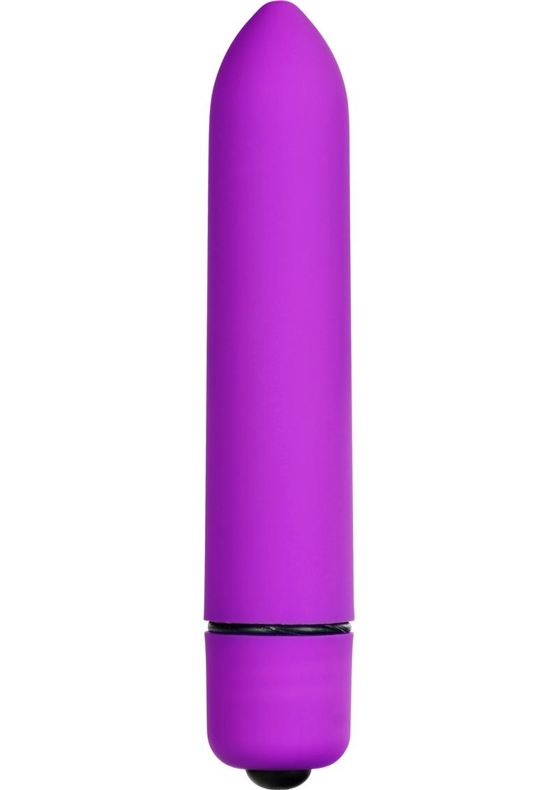 Minx Blossom Bullet Vibrator 10 Modes Waterproof Purple 3.7 Inch