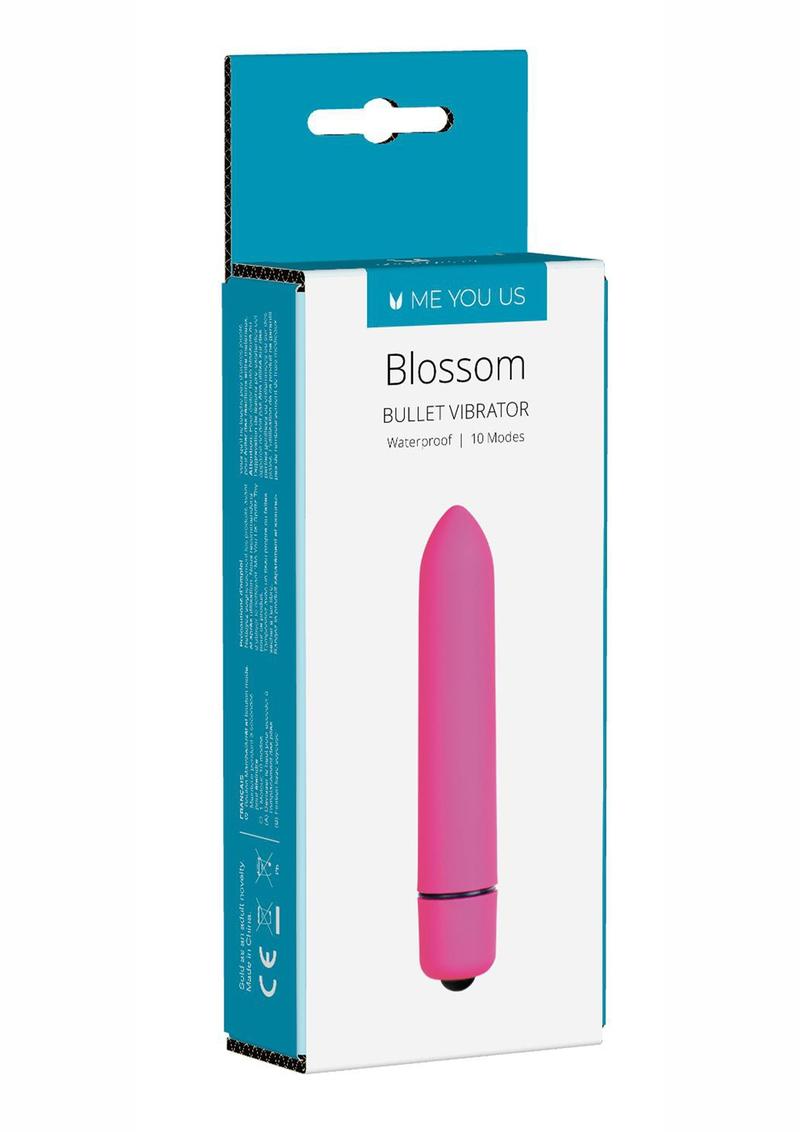 MINX BLOSSOM BULLET VIBRATOR 10 MODES WATERPROOF PINK 3.7 INCH