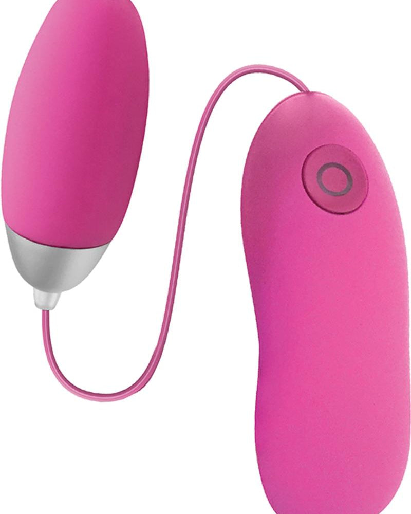 Seduce Me 7X Silicone Vibrating Bullet With Wired Remote Control Pink