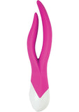 Bela Dual Lover 7X Dual Moters Vibrating Silicone Massager Waterproof Pink