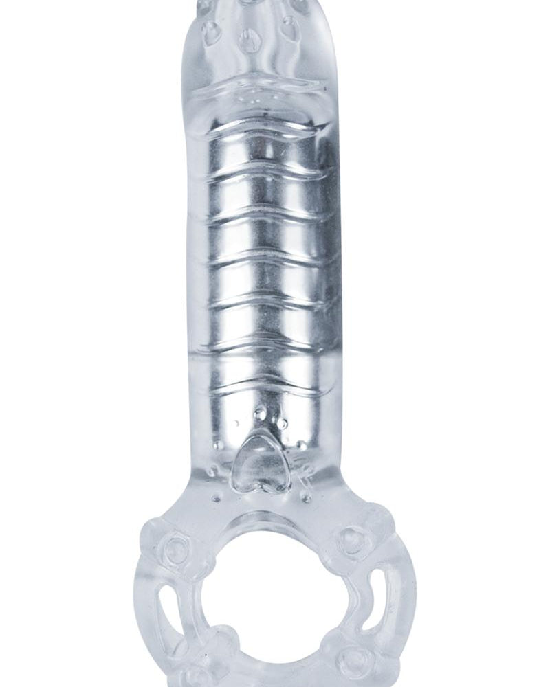 Lo mejor del anillo masajeador de clítoris MachO transparente