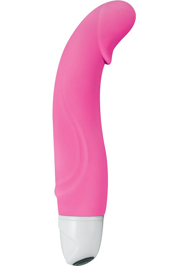 Bela G-Spot Finder 7X Masajeador vibratorio de silicona resistente al agua color rosa