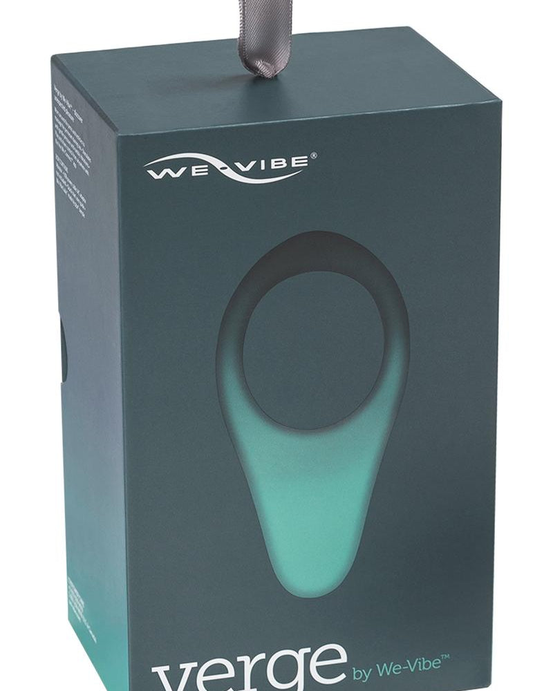 Anillo vibrador recargable por USB compatible con la aplicación We-Vibe Verge, resistente al agua, color azul