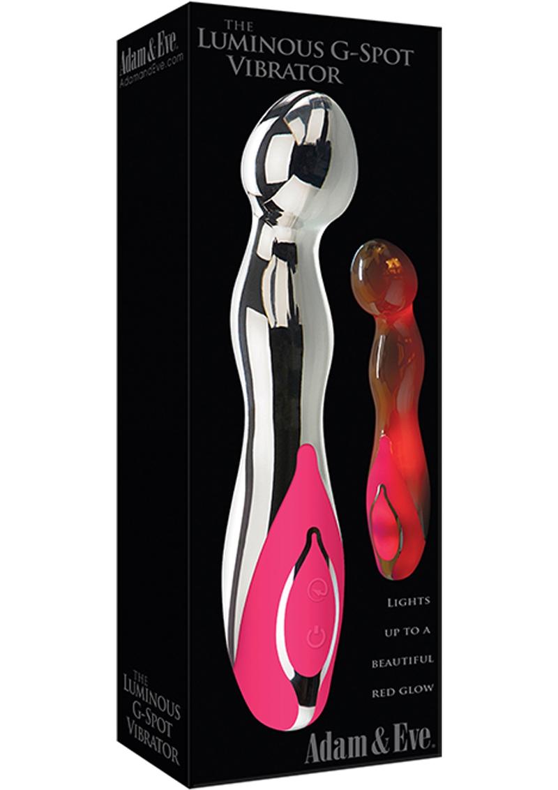 Adam and Eve - Luminous G-Spot Vibrator Waterproof - Chrome