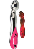 Adam and Eve - Vibrador luminoso para punto G resistente al agua - Cromado