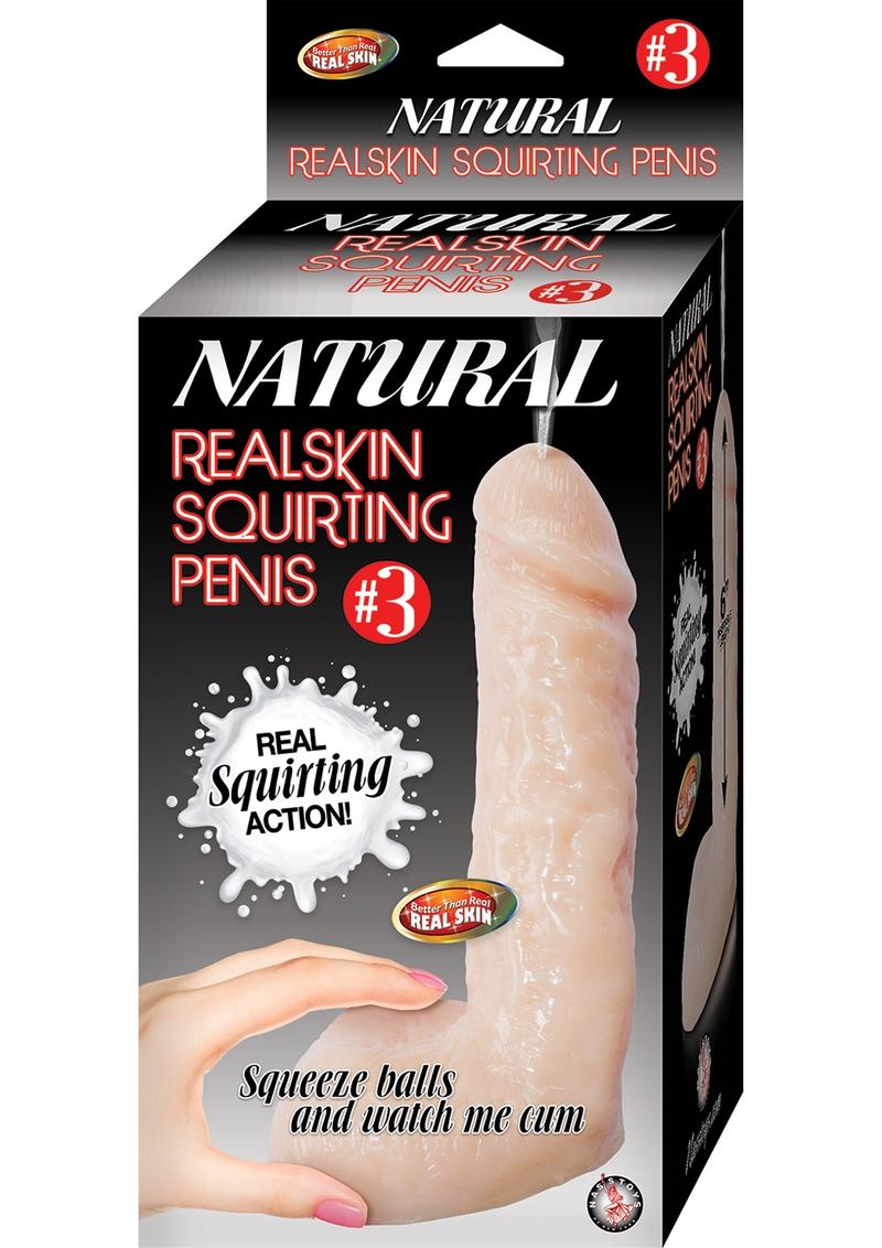 Pene eyaculador de piel auténtica natural 03