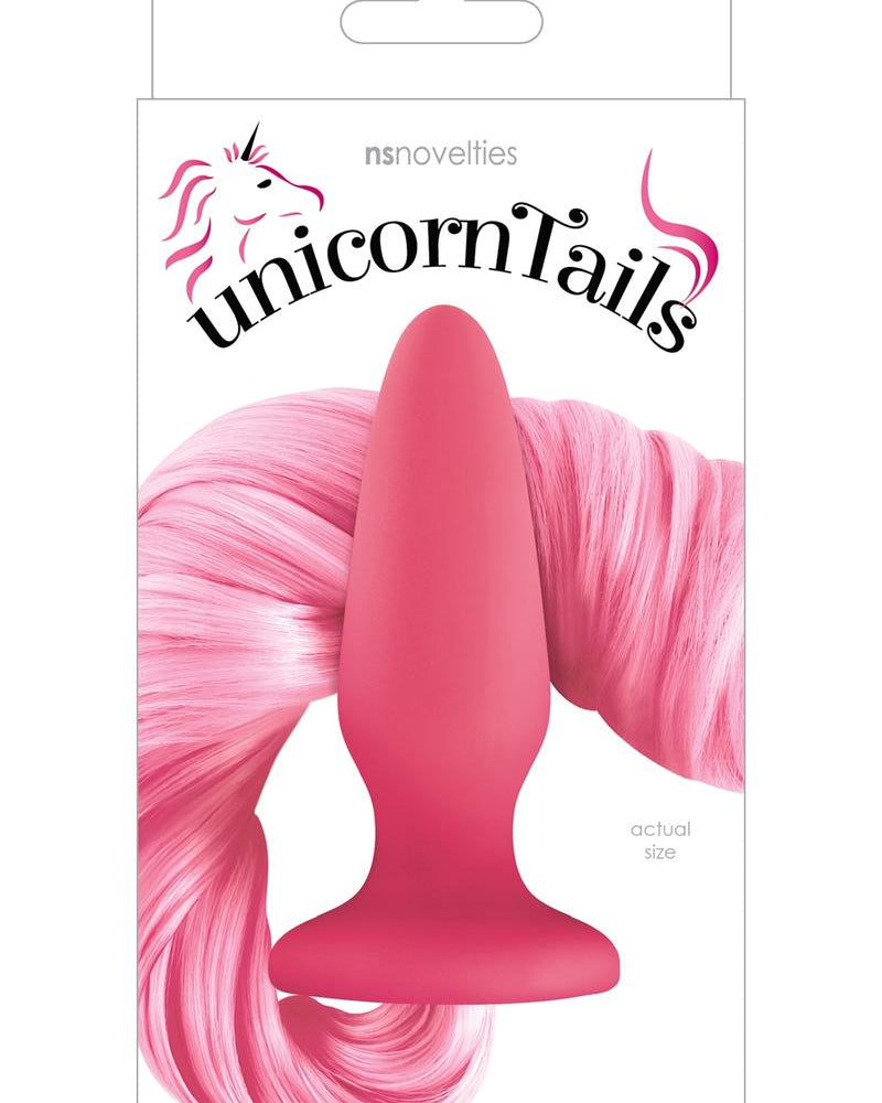 Cute, Fun, and Pretty, Anal Butt Plug in With Long Pink hair