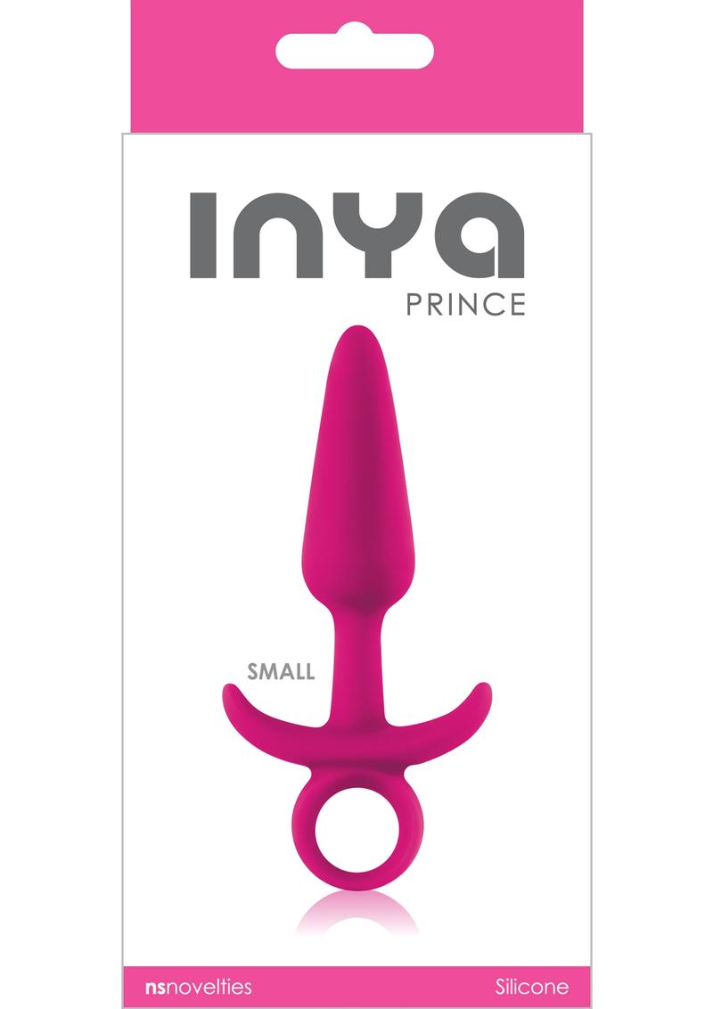 Inya Prince Silicone Butt Plug Small Pink 4.5 Inch