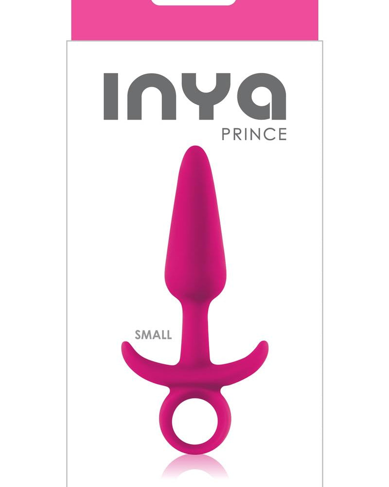 Inya Prince Silicone Butt Plug Small Pink 4.5 Inch