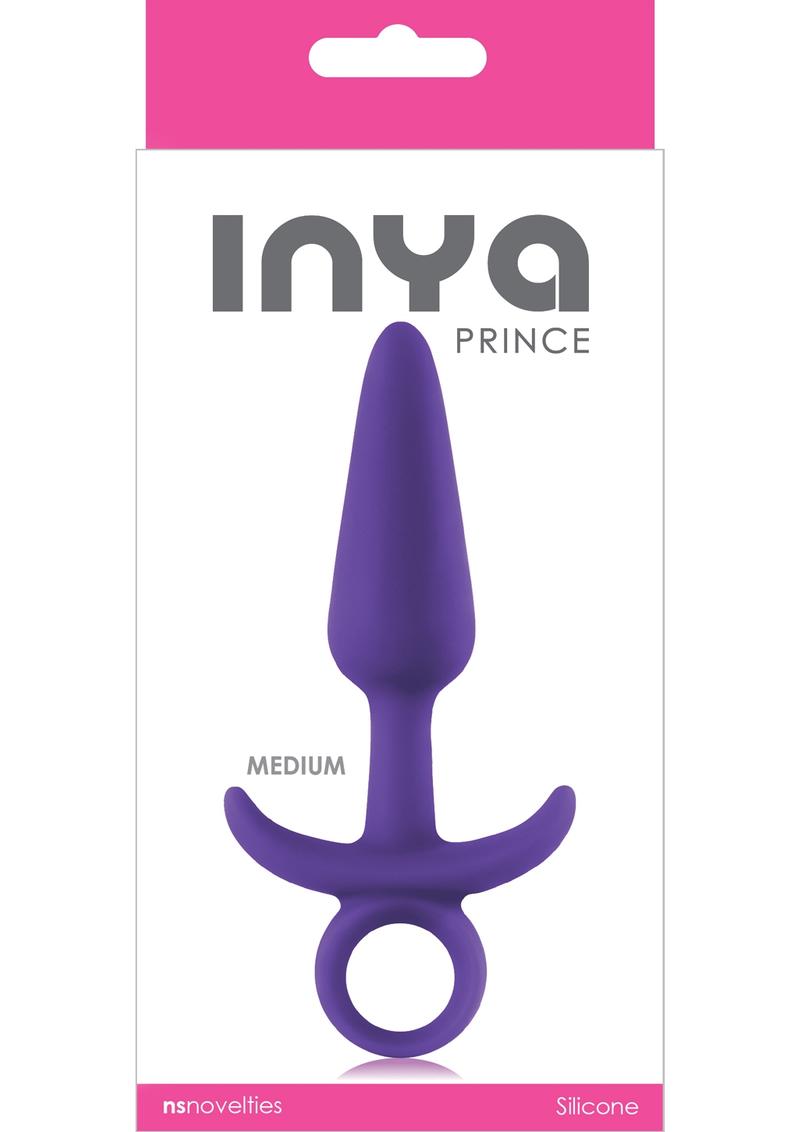 Silicone Anal Butt Plug Purple Medium