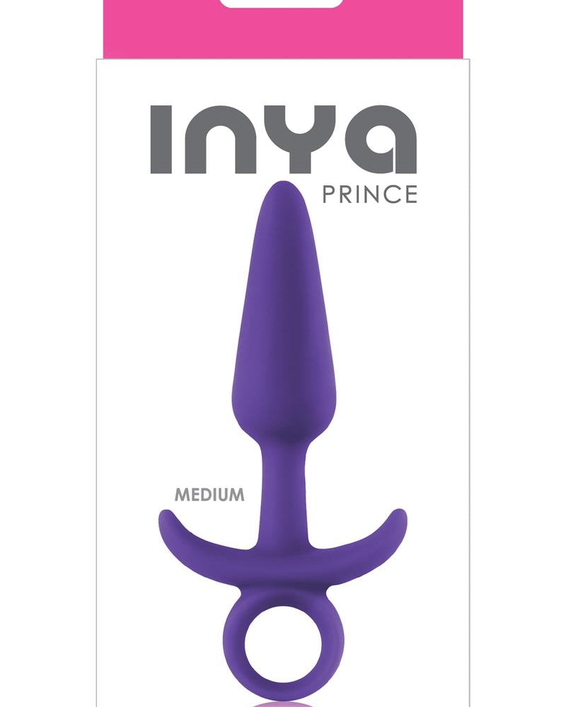 Silicone Anal Butt Plug Purple Medium