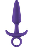 Tapón anal de silicona morado mediano