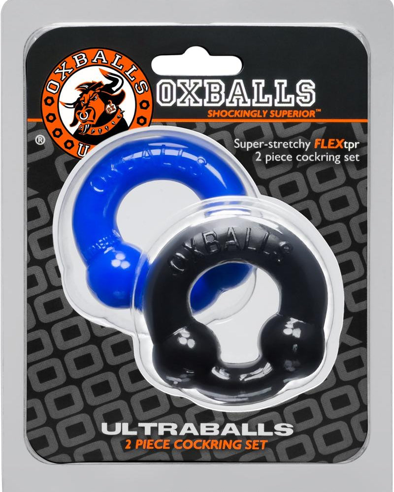 Ultraballs 2pk Cring Negro y Azul Policía