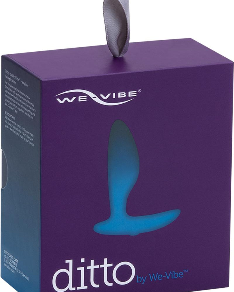 We Vibe Ditto Wireless Remote Control Silicone Anal Plug USB Rechargeable Waterproof Blue