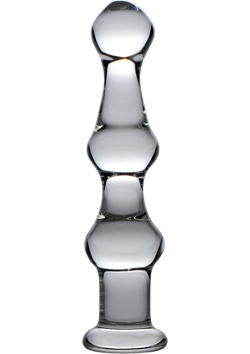 Master Series Mammoth 3 Bumps Glass Dildo