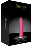 Frederick`s Of Hollywood USB Rechargeable Silicone Bullet Vibrator Waterproof Hot Pink