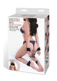 Conjunto de 5 piezas de fetiche Lux Hogtie en color negro