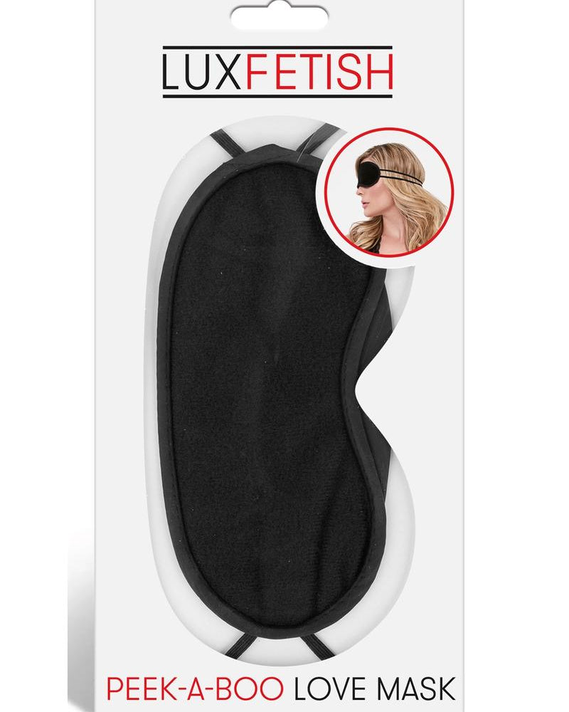 Lux F Peek A Boo Love Mask Black