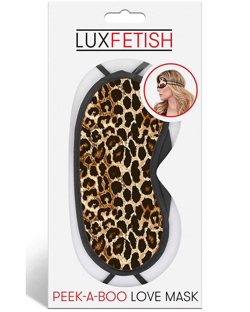 Lux F Peek A Boo Love Mask Leopard
