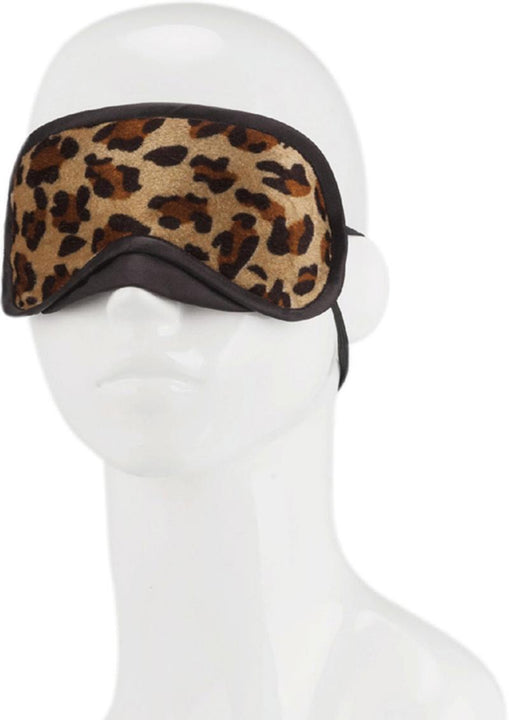 Máscara de leopardo con diseño de amor Peek-A-Boo de Lux F