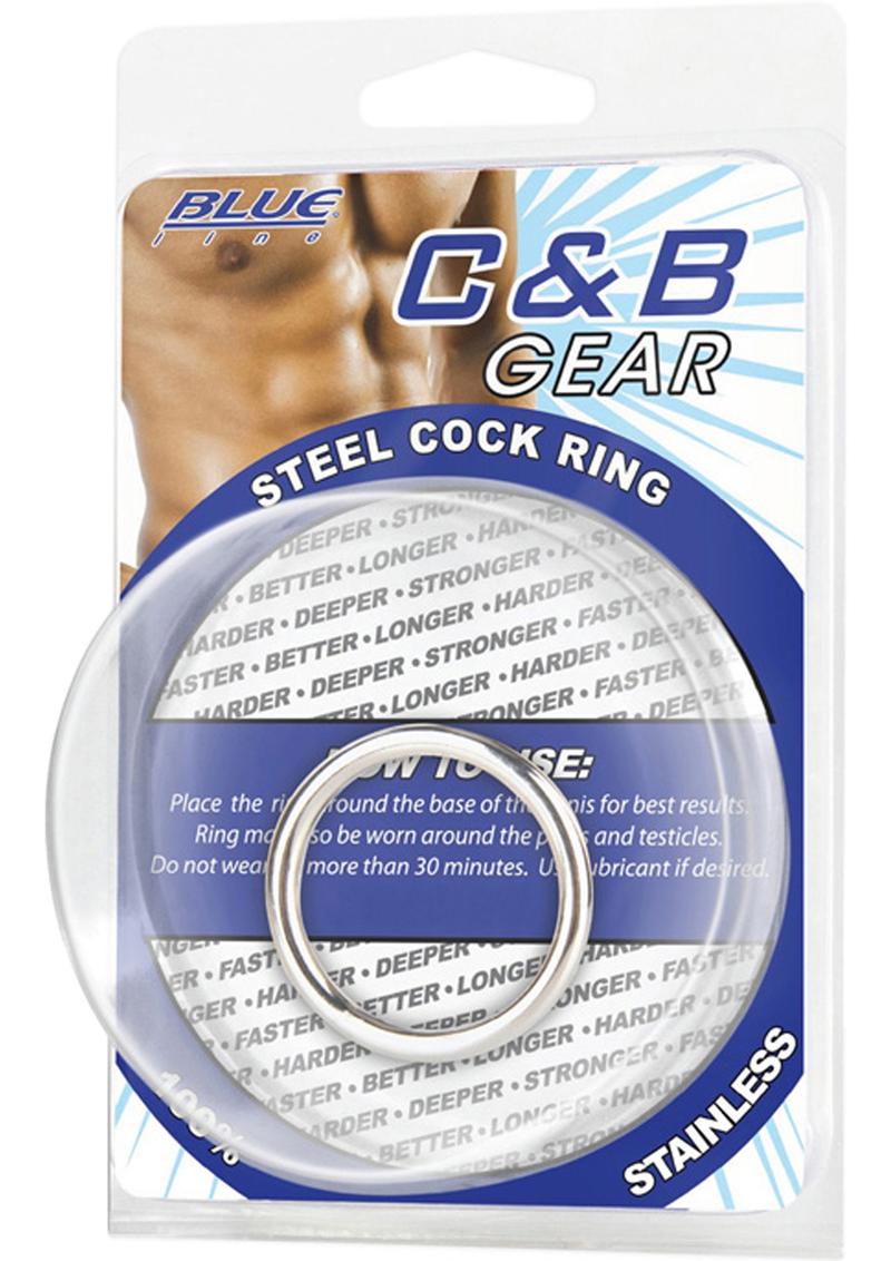 C & B Gear Steel Cock Ring 1.3 Inch