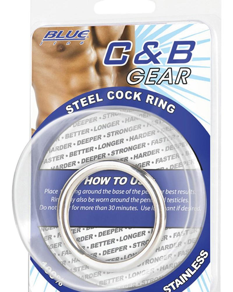 C & B Gear Steel Cock Ring 1.5 Inch