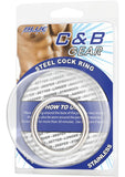 Anillo de acero para el pene de 1,5 pulgadas de C&amp;B Gear