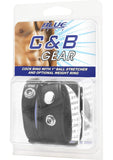 C & B Gear Cock Ring With Ball Stretcher 1 Inch