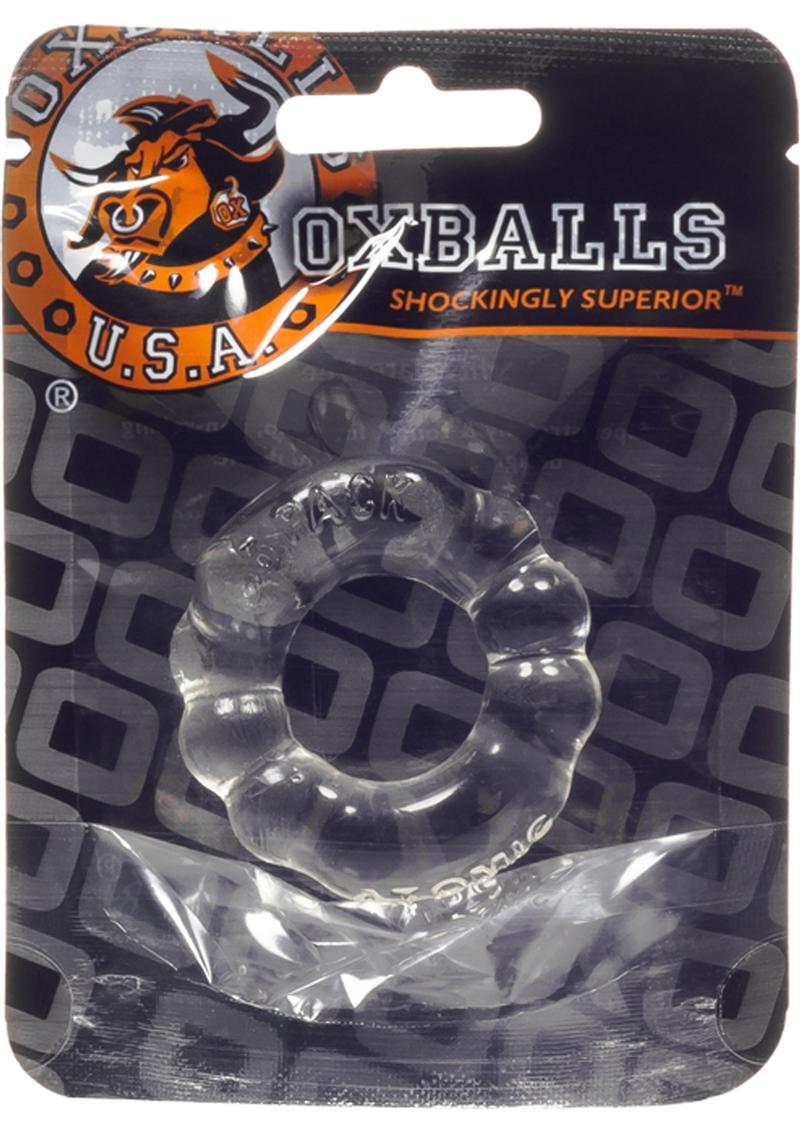 Atomic Jock The '6 Pack' Sport (1) Anillo de pene individual transparente