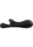 Renegade Ball Tugging Stroker Vibrating Textured Masturbator Black
