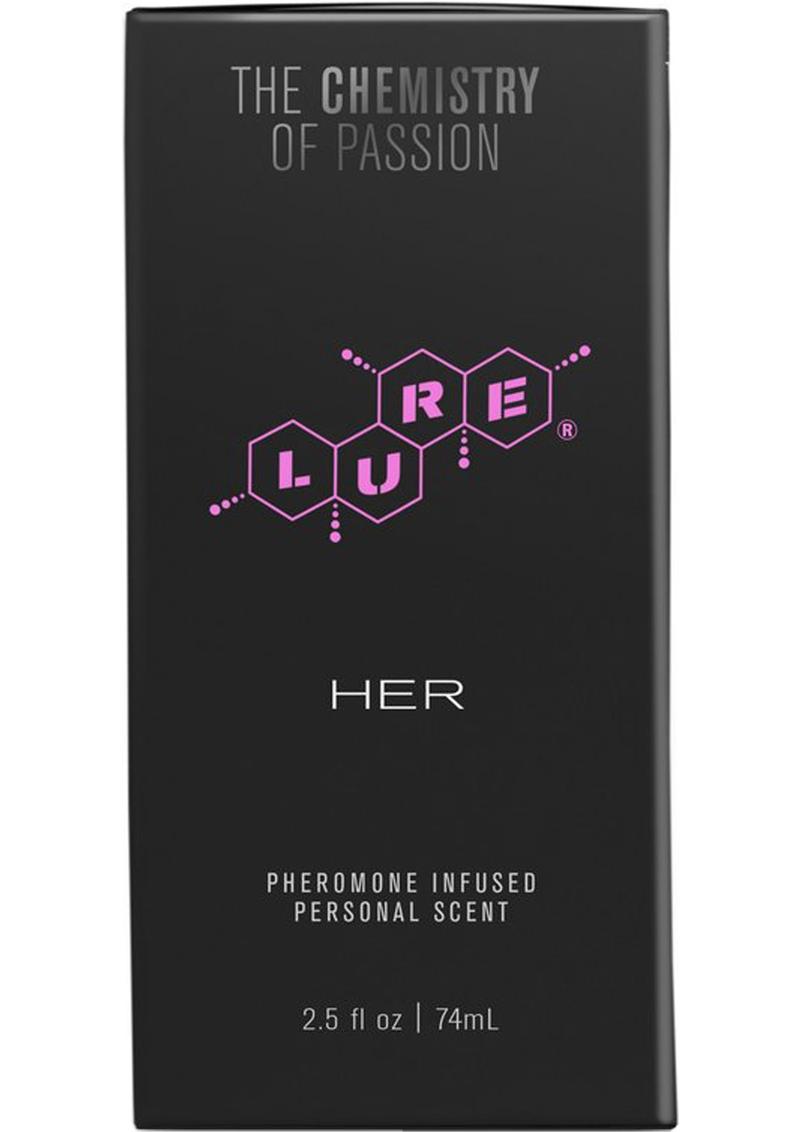 Lure For Her - Fragancia personal con feromonas, 2,5 onzas