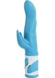 Climax Spinner 6x Vibrador estilo conejo azul de 9 pulgadas