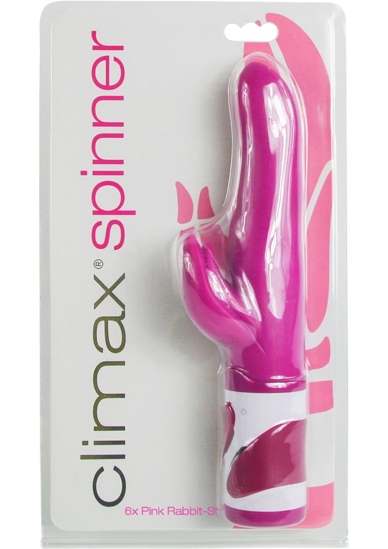 Climax Spinner 6x Rabbit Style Vibe Pink 9 Inch