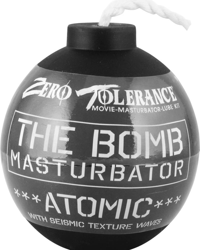 Masturbador Bomb Atomic Textured Stroker Sleeve Negro