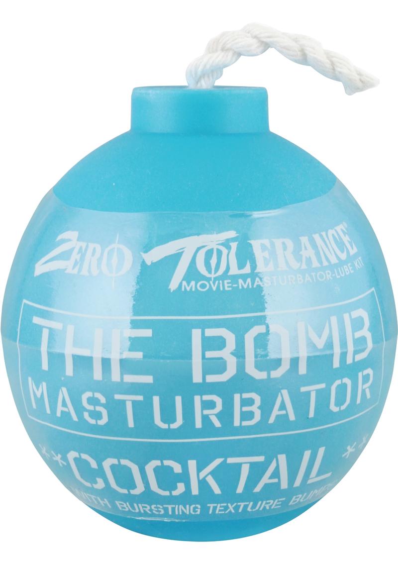 Masturbador Bomb Cocktail Textured Stroker Sleeve Azul