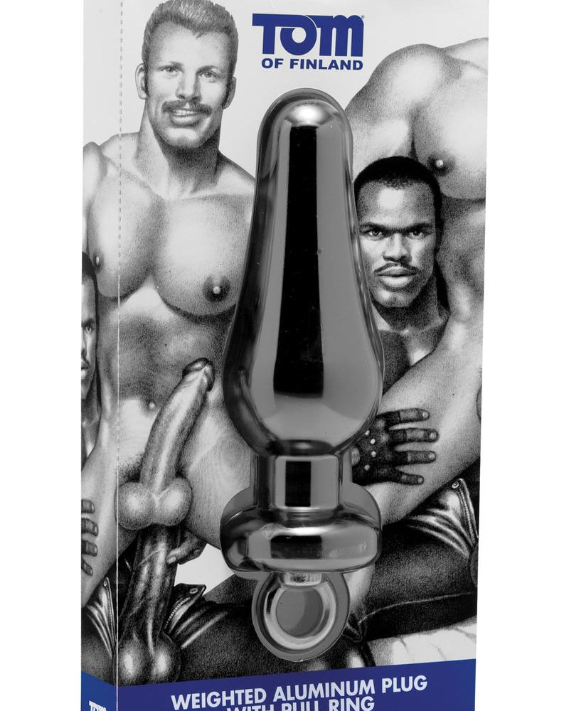 Tapón de aluminio con peso y anilla de tiro de Tom of Finland