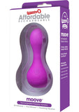Moove USB Rechargeable Flexible Silicone Vibe Waterproof Purple