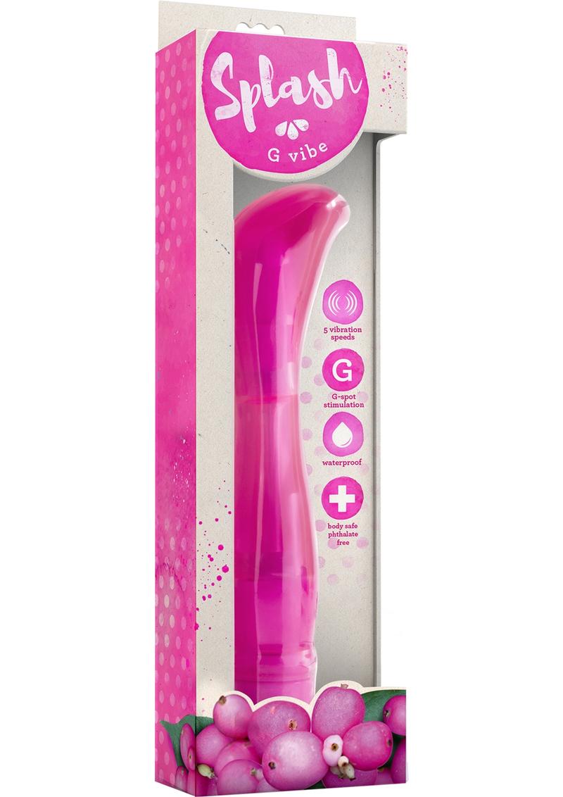 Vibrador Splash G resistente al agua de 8 pulgadas en color rosa