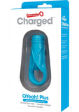 Charged OYeah Plus USB Rechargeable Cock Ring Waterproof Blue