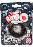 Anillo para el pene Ringo Biggies resistente al agua, color negro