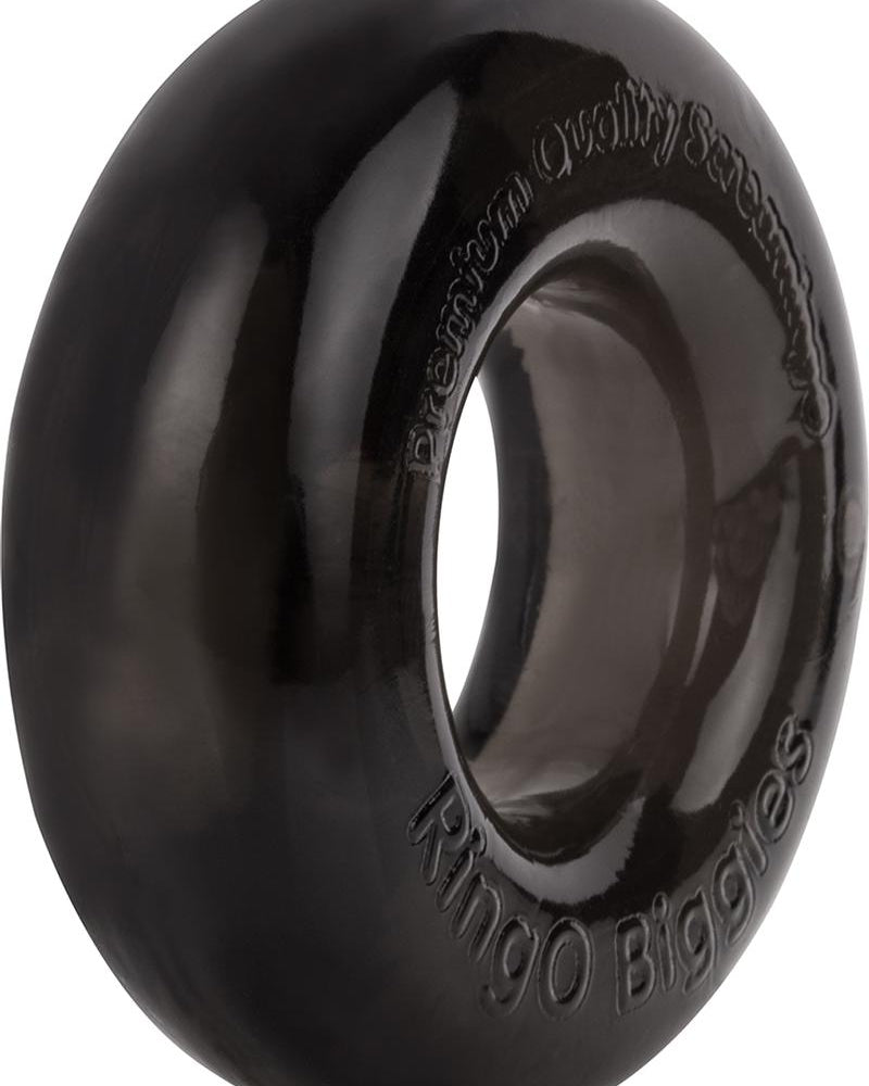 Anillo para el pene Ringo Biggies resistente al agua, color negro