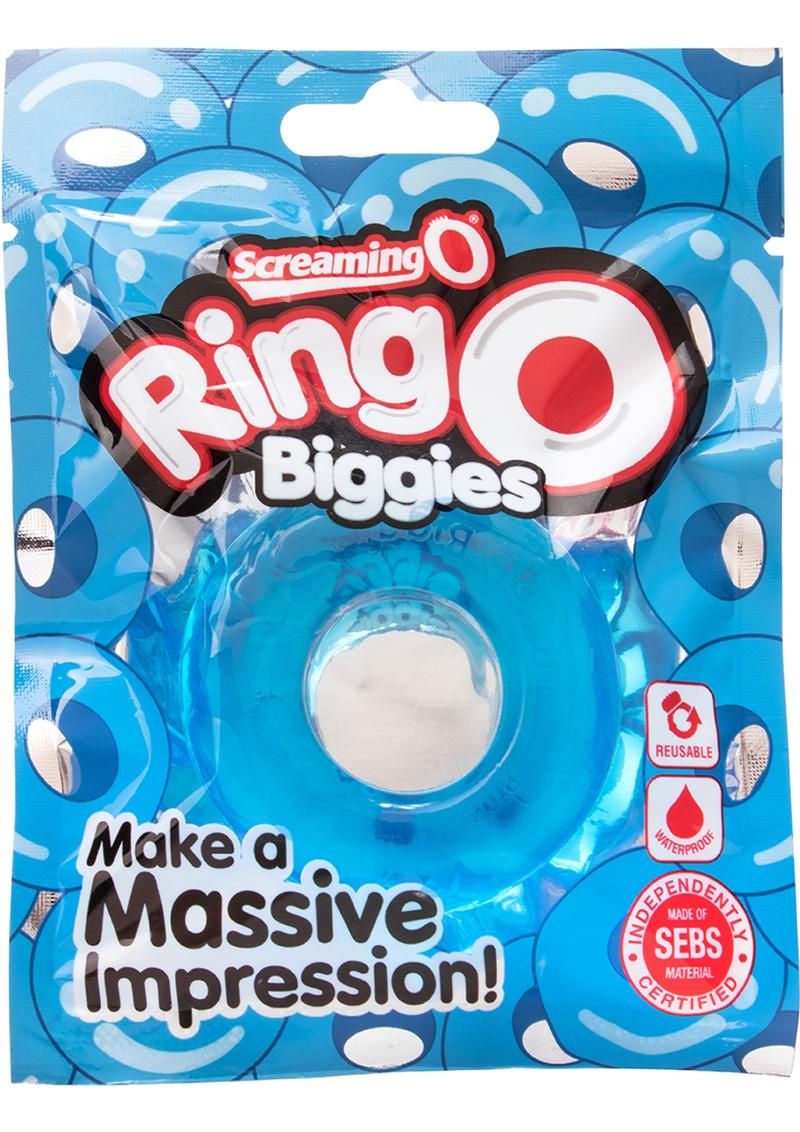 Anillo para el pene Ringo Biggies resistente al agua, color azul