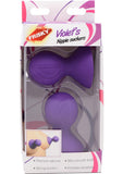 Chupetes de silicona para pezones de Frisky Violet en color morado